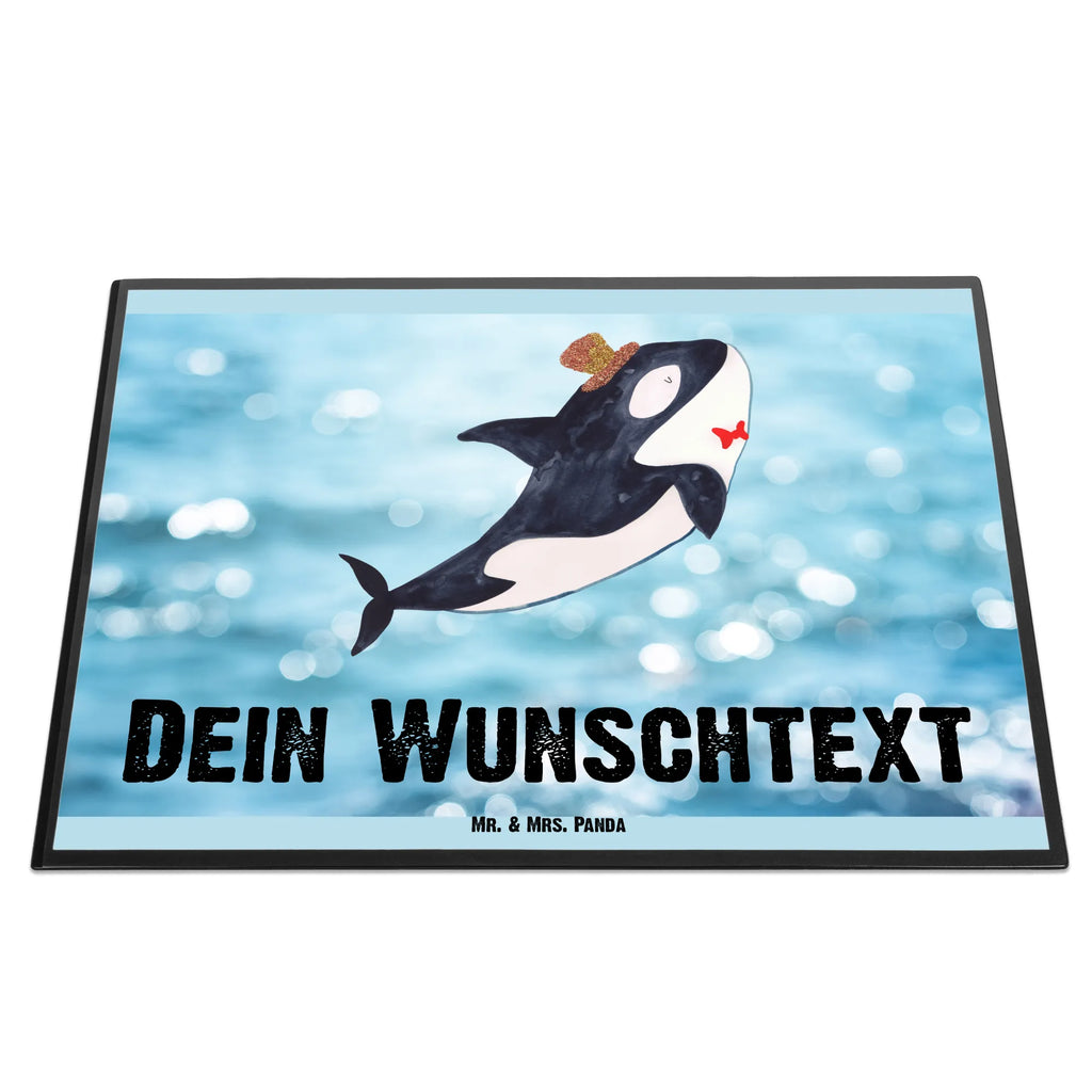 Personalisierte Schreibtischunterlage Orca Zylinder Namenspersonalisierung, Namensaufdruck, Selbst gestalten, Schreibtisch Unterlagen mit Namen, Schreibunterlage mit Namen, Personalisierte Schreibtischauflage, Personalisierte Schreibunterlage, Personalisierte Schreibtisch Unterlagen, Schreibtischauflage mit Namen, Meerestiere, Meer, Urlaub, Fete, Orca, Glitzer, Fest, Glitter, Geburtstag, Glückwunsch, Narwal, Konfetti, Feier