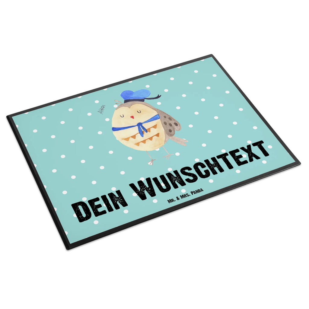 Personalisierte Schreibtischunterlage Eule Matrosen Namensaufdruck, Personalisierte Schreibtisch Unterlagen, Personalisierte Schreibunterlage, Schreibunterlage mit Namen, Namenspersonalisierung, Schreibtisch Matte, Schreibtisch Unterlagen mit Namen, Selbst Gestalten, Schreibtischauflage mit Namen, Personalisierte Schreibtischauflage, Eule, Ehe, Hochzeitstag Geschenk, Freundin, Matrose, Heimathafen, Eule Deko, Eule Spruch, Wortspiel Lustig, Seefahrer, Owl