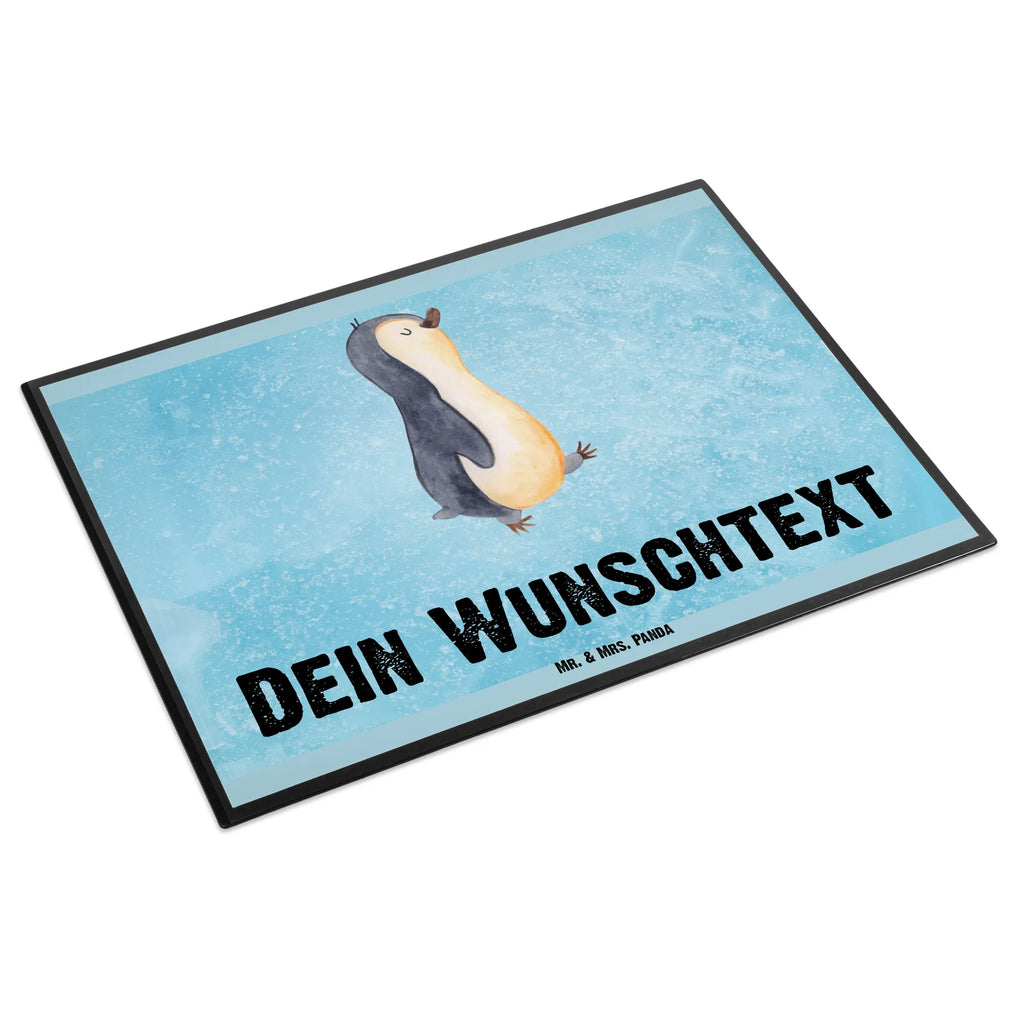 Personalisierte Schreibtischunterlage Pinguin marschierend Selbst gestalten, Schreibtischauflage mit Namen, Schreibunterlage mit Namen, Namenspersonalisierung, Namensaufdruck, Personalisierte Schreibunterlage, Personalisierte Schreibtisch Unterlagen, Schreibtisch Unterlagen mit Namen, Personalisierte Schreibtischauflage, Pinguin, Familie, Bruder, Schwester, Frühaufsteher, Langschläfer, Pinguine