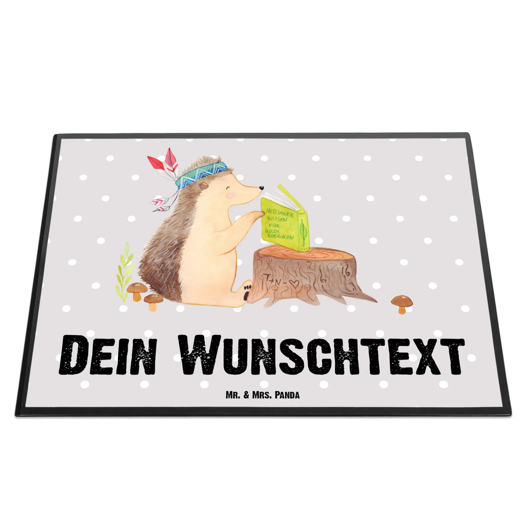 Personalizowana podkładka pod biurko jeż Ozdoba z piór Selbst gestalten, Namensaufdruck, Schreibtisch Unterlagen mit Namen, Namenspersonalisierung, Personalisierte Schreibunterlage, Personalisierte Schreibtischauflage, Schreibunterlage mit Namen, Personalisierte Schreibtisch Unterlagen, Schreibtischauflage mit Namen, Waldtiere, Tiere, Camping, Igel, Lagerfeuer, Indianer, Abenteuer
