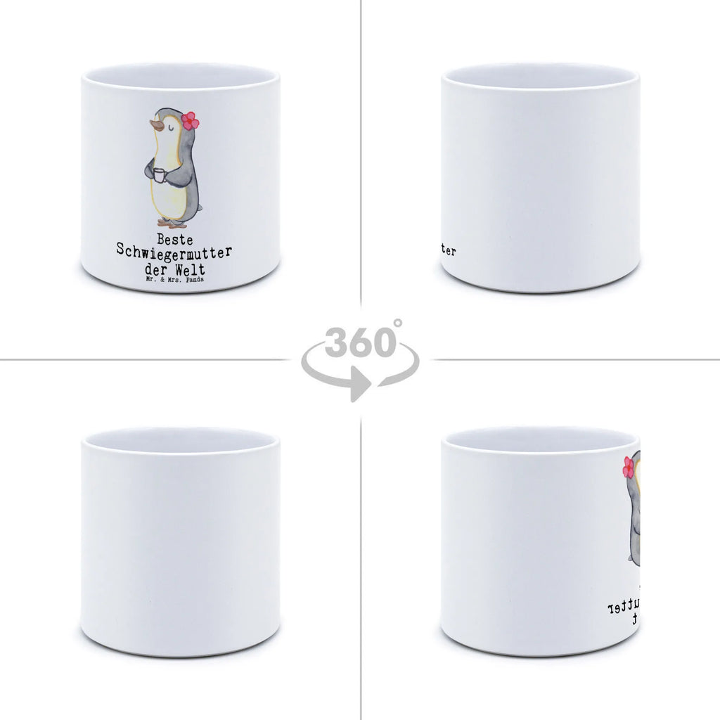 XL donica pingwin Najlepsza teściowa na świecie dla, Dziękuję, Prezent, Wręczyć, Urodziny, Prezent urodzinowy, Pomysł na prezent, Podziękować, Upominek, Sprawić radość, Tip na prezent