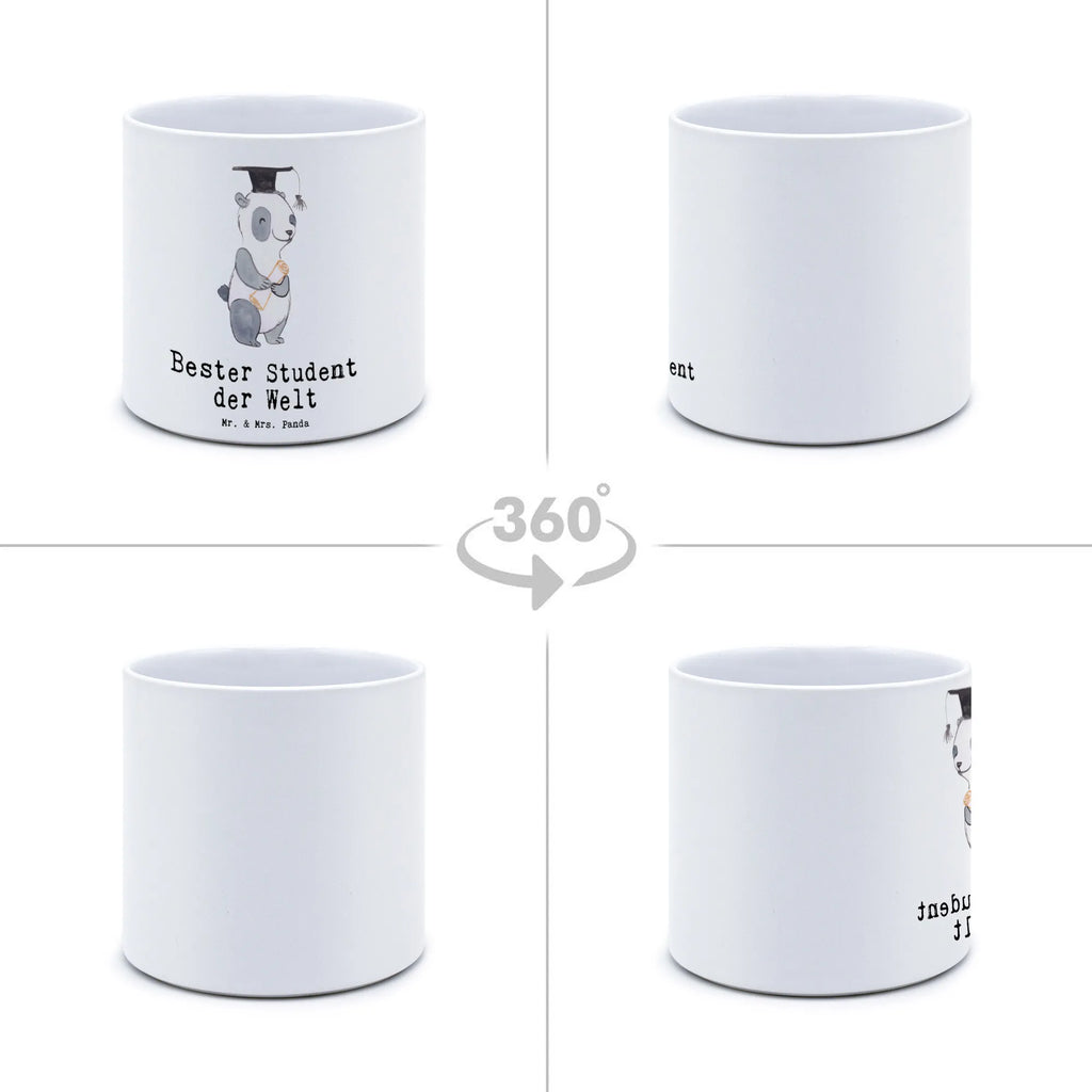 XL donica Pingwin Najlepszy student na świecie dla, Dziękuję, Prezent, Wręczyć, Urodziny, Prezent urodzinowy, Pomysł na prezent, Podziękować, Upominek, Sprawić radość, Tip na prezent