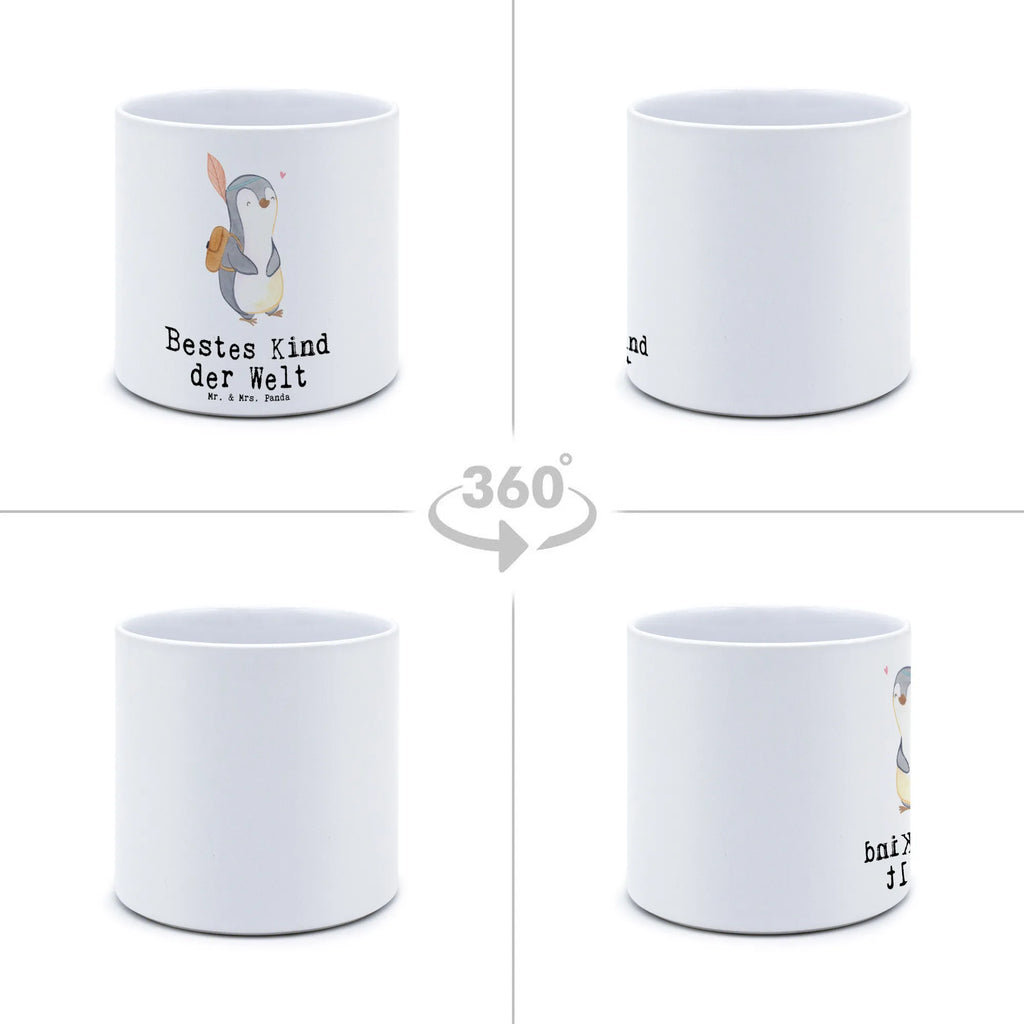 XL flower pot penguin best kid in the world for, thank you, gift, giving, birthday, birthday present, gift idea, souvenir, make you happy, gift tip, darling, best, kids, christening, son, offspring, birth, daughter, kiddy, kid, children, child