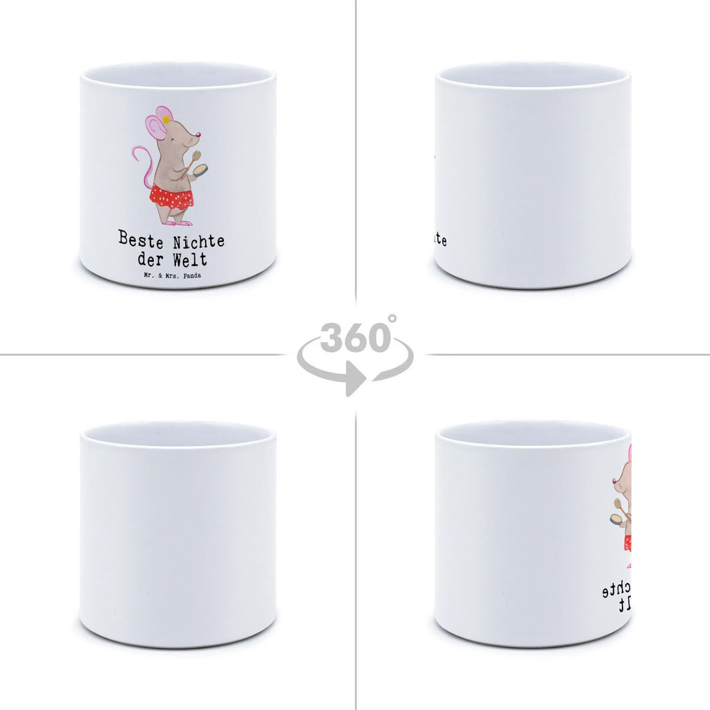 XL flower pot Mouse best niece in the world for, thank you, gift, giving, birthday, birthday present, gift idea, souvenir, make you happy, gift tip, uncle, Niece, sister&#39;s daughter, godfather, brother&#39;s daughter, godmother, best, christening, aunt, godchild