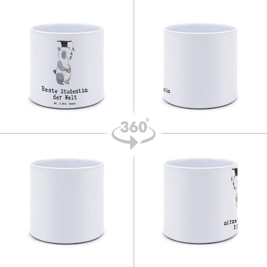 XL donica pingwin Najlepsza studentka na świecie dla, Dziękuję, Prezent, Wręczyć, Urodziny, Prezent urodzinowy, Pomysł na prezent, Podziękować, Upominek, Sprawić radość, Tip na prezent