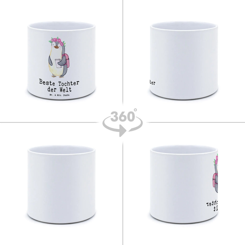 XL flower pot penguin best daughter in the world for, thank you, gift, giving, birthday, birthday present, gift idea, souvenir, make you happy, gift tip, little one, reward, children, mother, daughter, family, little daughter, child, birth, father, daughters