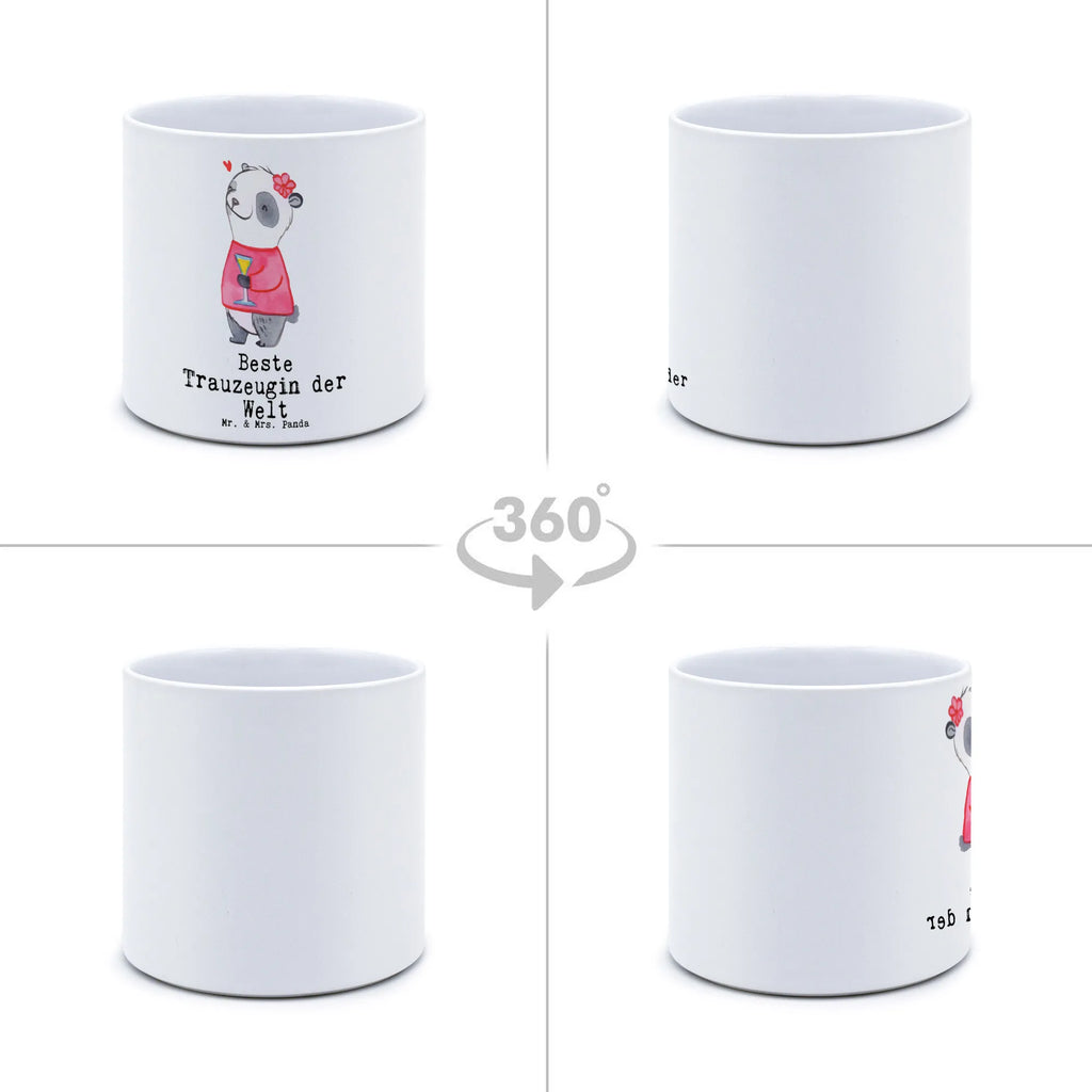 XL flower pot panda Best Maid of Honor in the World for, thank you, gift, giving, birthday, birthday present, gift idea, souvenir, make you happy, gift tip, wedding ceremony, bride, witness, marriage, girlfriend, wedding, church, JGA, registry office, Maid of honor