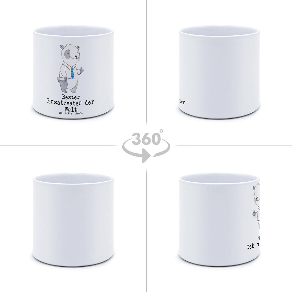 XL donica Panda Najlepszy ojczym na świecie dla, Dziękuję, Prezent, Wręczyć, Urodziny, Prezent urodzinowy, Pomysł na prezent, Podziękować, Upominek, Sprawić radość, Tip na prezent