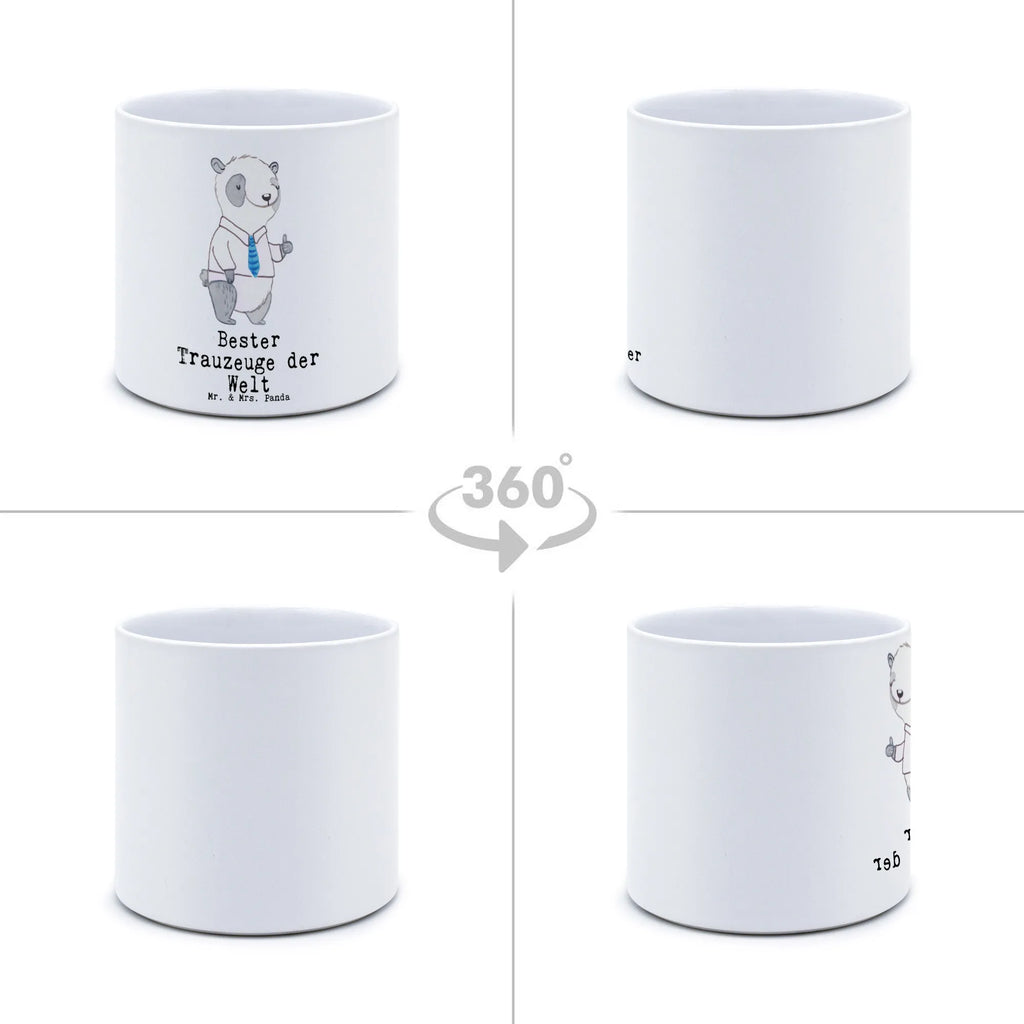 XL flower pot panda Best Best Man in the World for, thank you, gift, giving, birthday, birthday present, gift idea, souvenir, make you happy, gift tip, registry office, bride, groom, wedding, Best man, wedding ceremony, church, JGA, marriage, best man