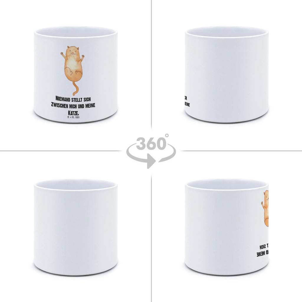 XL flower pot Cat Embrace cat, tomcat, kitty, meow, kitten, housecat, mama cat, love cats, cat image, cat fan, cat lover, cat fancier, cat decoration, gift for cat lover, cat owner, funny cats, cat sayings, cat motto, funny cat gifts, fan merchandise, cat stuff, animal lover, cats, best friends, love, Cats, girlfriend, family, cat love, friends, pussy, pet