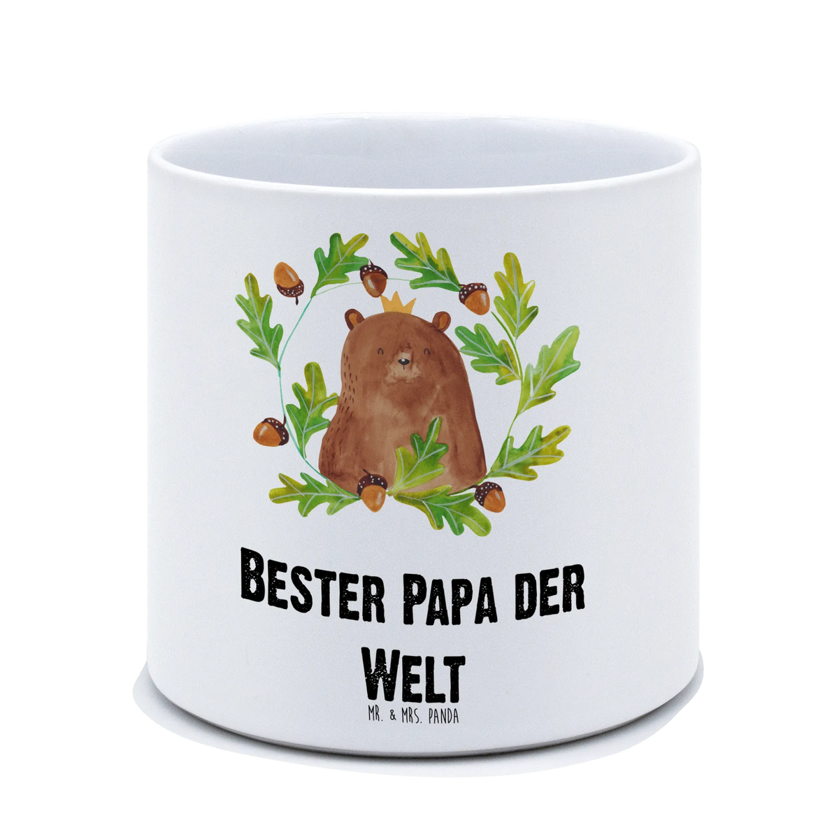 XL flower pot bear king bear, teddy, teddy bear, cuddly toy, Daddy, best daddy, Daddy Bear, Bear, Father's Day, Father, world best daddy, Dad