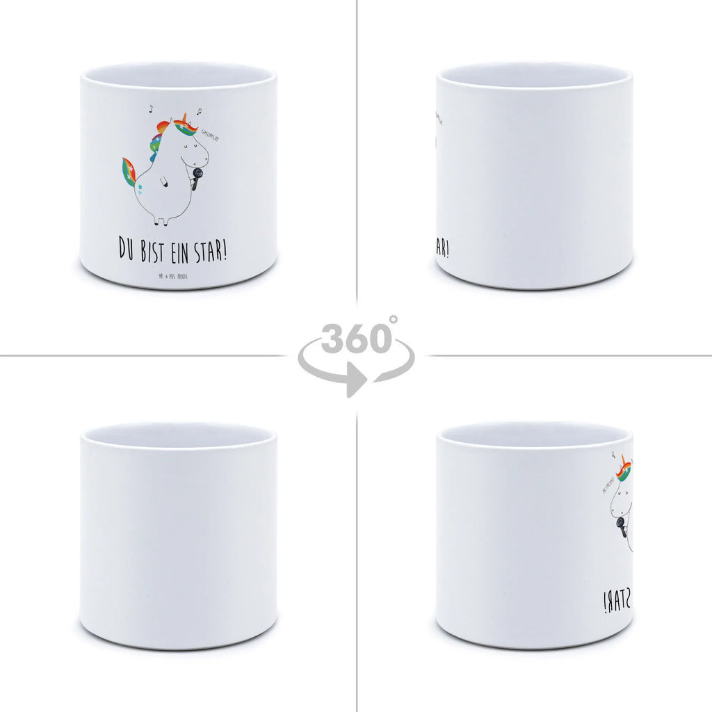 XL flower pot unicorn Singer unicorn, unicorns, disco, party, glitter, unicorn saying, Singer gift, confetti, birthday, celebration, Singer present, Unicorn, Birthday