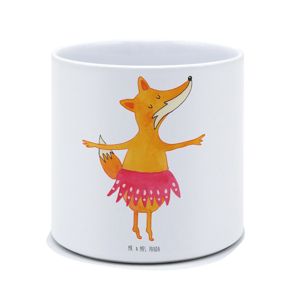 XL flower pot Fox ballerina fox, foxes, forest wildlife, clever as a fox, animal lover, birthday, invitation, dancing, dancer, ballet, fox saying, ballerina, vixen, party