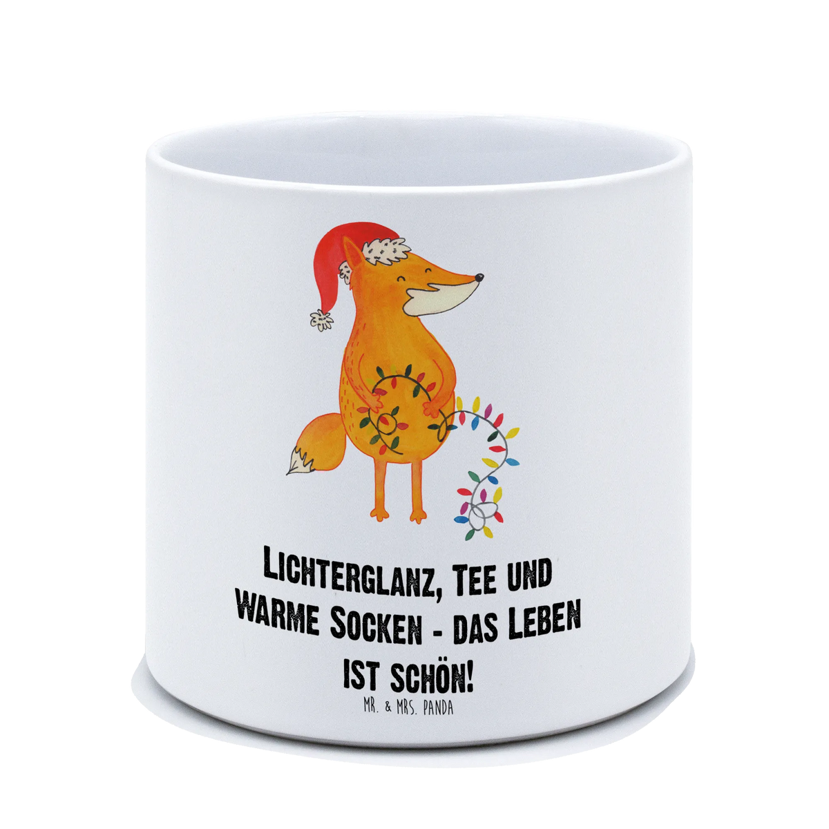 XL flower pot Fox Christmas Winter, Christmas, Christmas time, snow, Saying beautiful, Santa Claus, Fox, Gift Christmas, Christmas Eve, Foxes