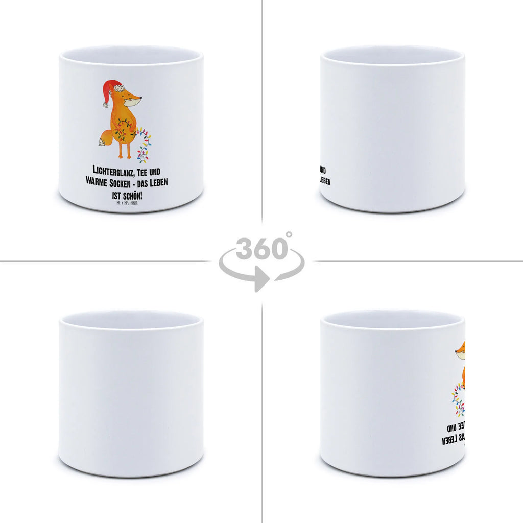 XL flower pot Fox Christmas Winter, Christmas, Christmas time, snow, Saying beautiful, Santa Claus, Fox, Gift Christmas, Christmas Eve, Foxes