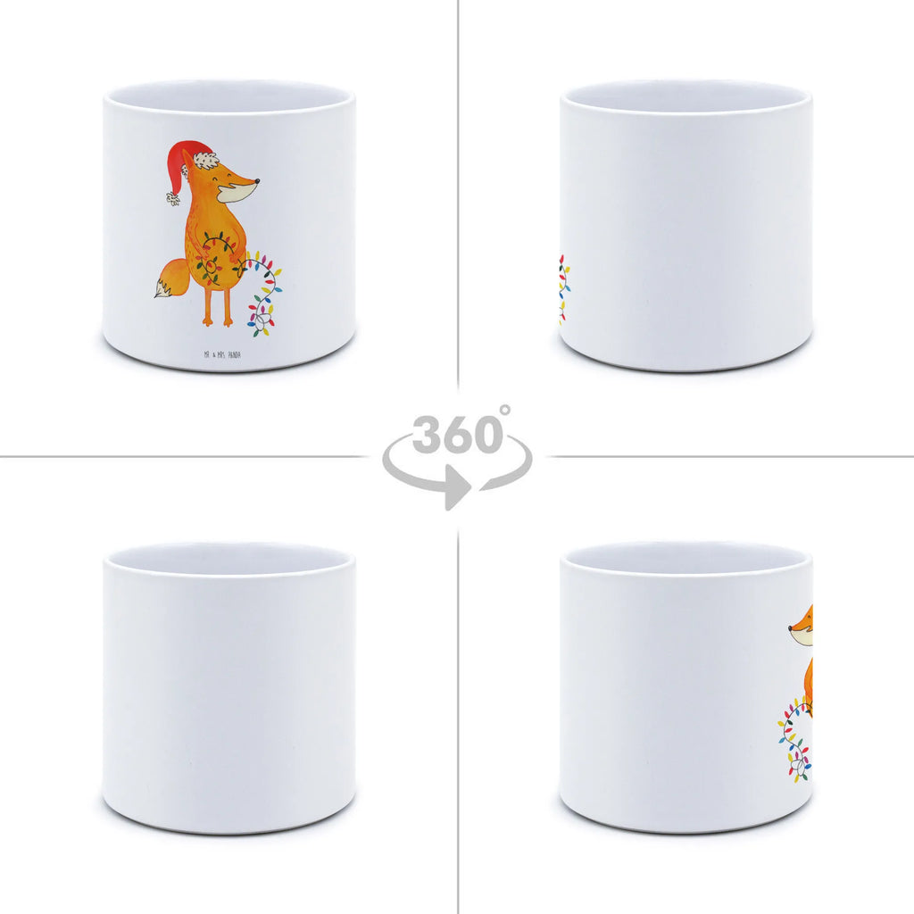 XL flower pot Fox Christmas Winter, Christmas, Christmas time, snow, Saying beautiful, Santa Claus, Fox, Gift Christmas, Christmas Eve, Foxes