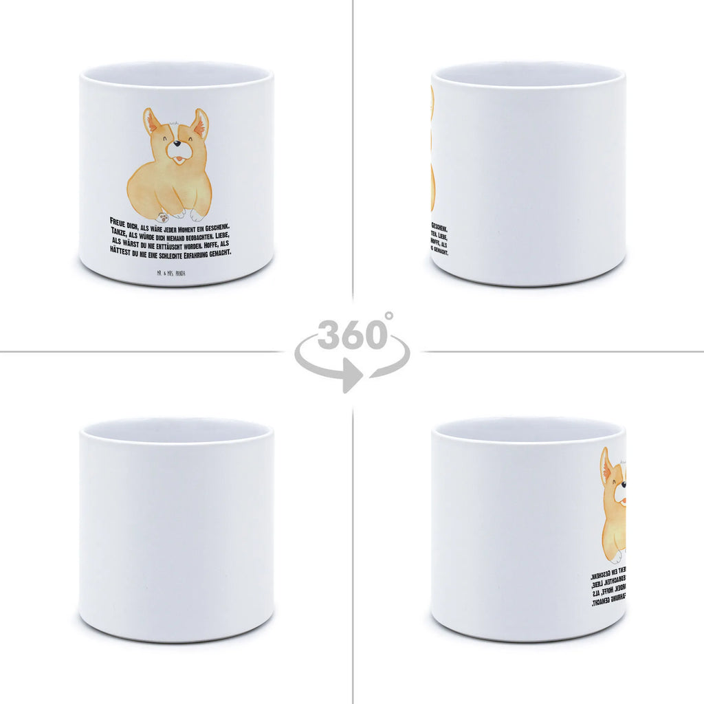 XL flower pot Corgi dog, mutt, hound, woof, dog mama, dog breed, love dogs, love for dogs, dog decorative items, bag with dog print, funny gifts for dog owners, what do you give a dog lover, Christmas gifts for dogs, gifts for dogs, dog sayings, saying, sayings, motivation, joy of life, Welsh Corgi Pembroke, Corgi, british, dog's sayings