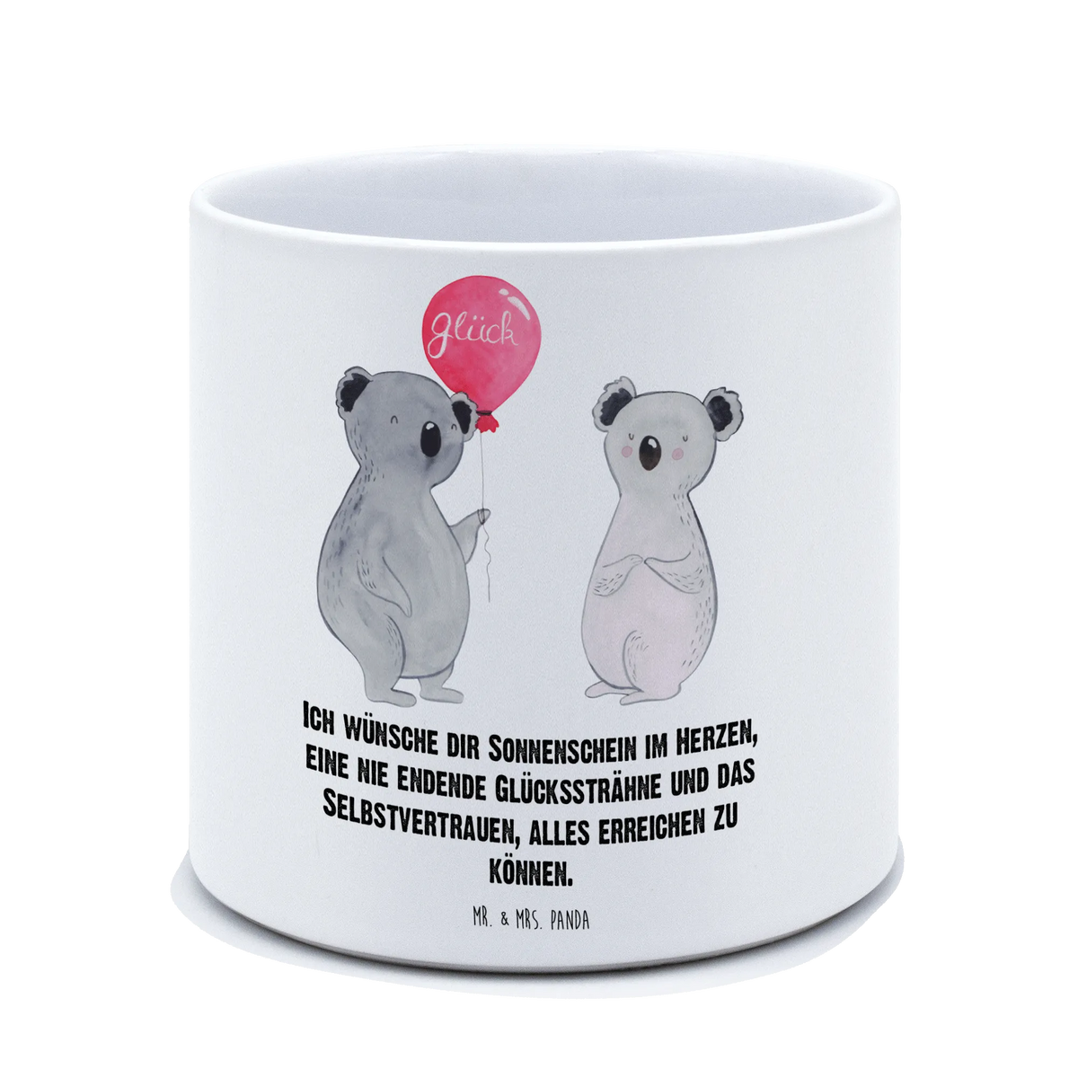 XL flower pot Koala bear balloon balloon, present, birthday