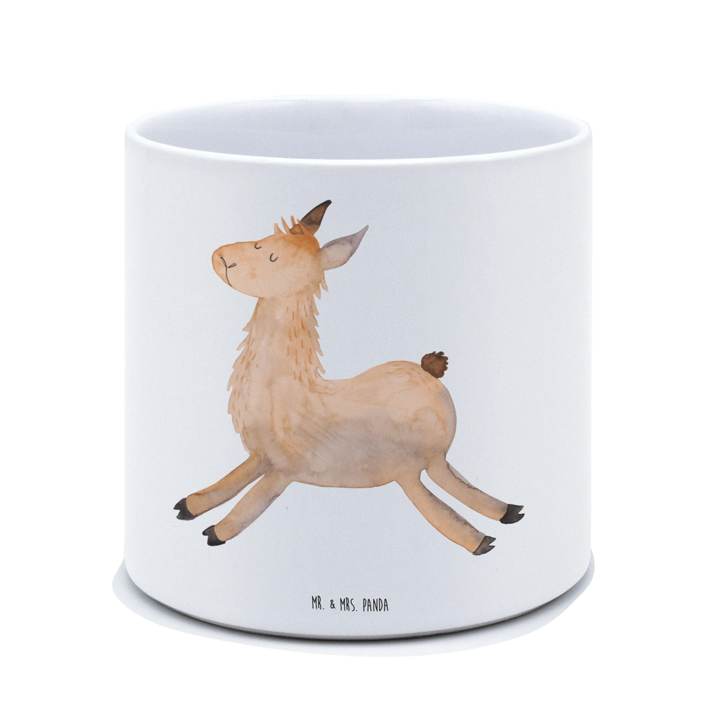 XL flower pot lama Jump Llama, llama, alpaca, trendy animal, graduation, exam, girlfriend, llamas, Lama, happy day, happy, good morning, luck, heartache, start, favourite day, new start