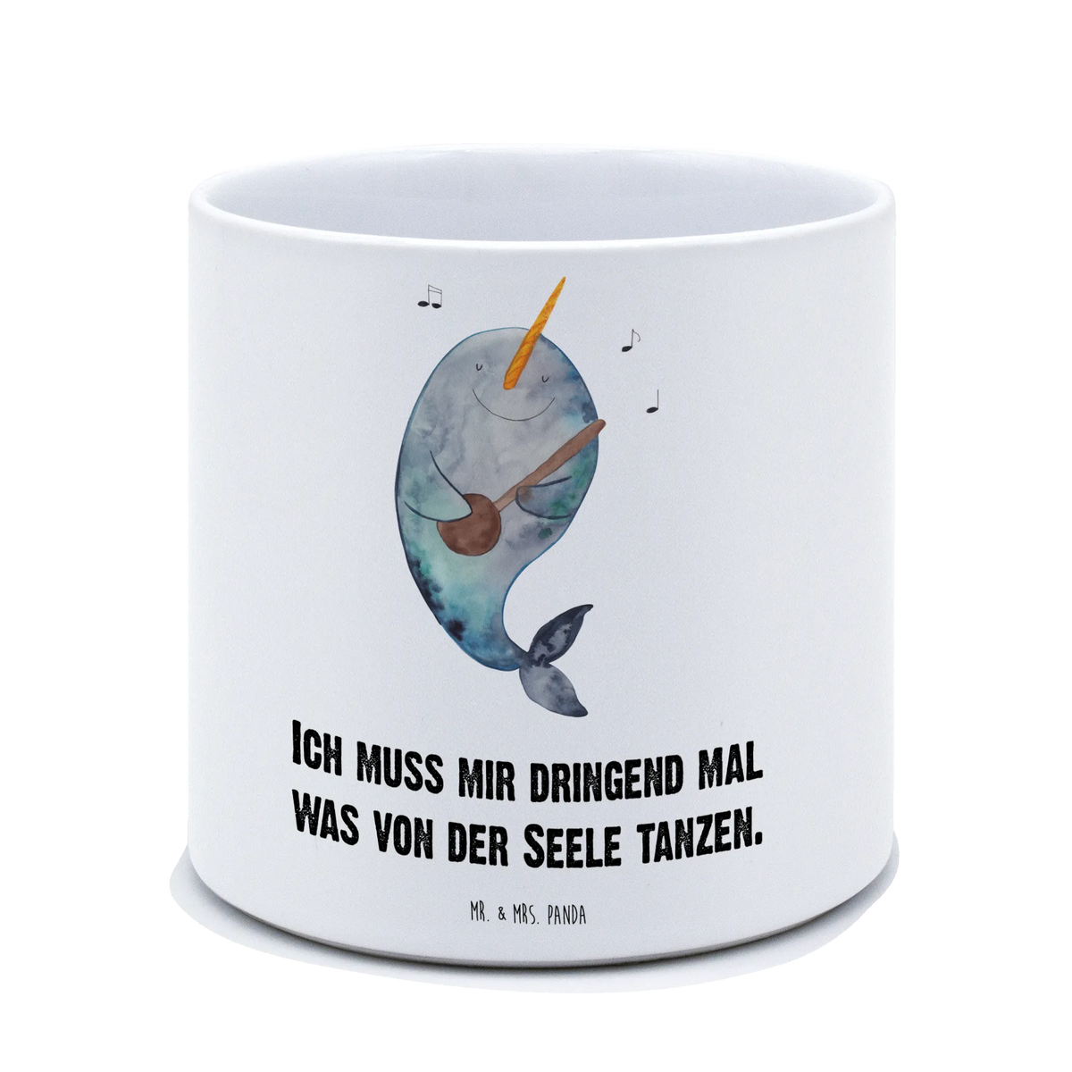XL flower pot narwhal guitar Seafood, aquatic animals, ocean, sea, fish, shells, corals, reef, whale, narwhal, sea urchin, lobster, platypus, turtle, manatee, crocodile, orca, shrimp, gifts for seafood lovers, water world, underwater animals, underwater world, vacation, deep sea, seafood fans, gift ideas, seafood decoration, seafood posters, talks, frustration, problems, guitar, problem solving, dancing