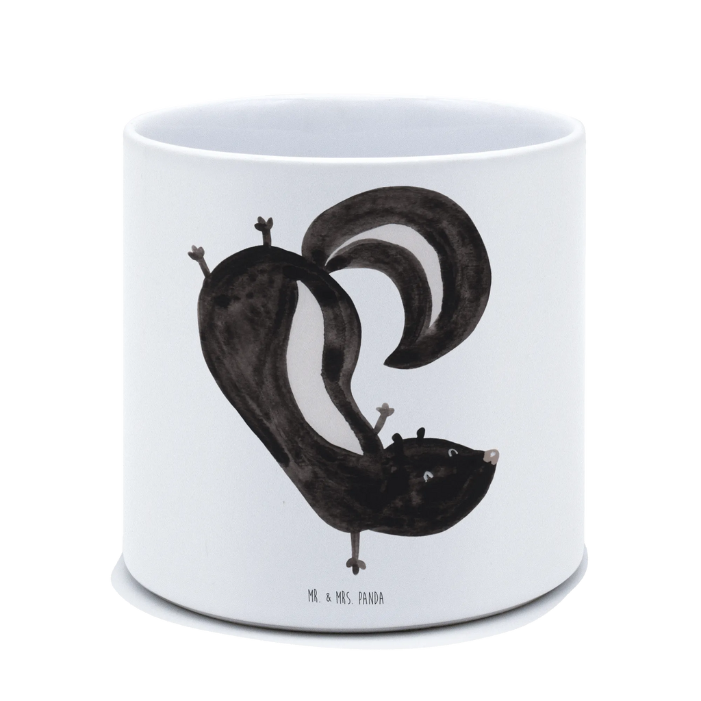 XL flower pot skunk handstand Skunk, skunk, playful, wild animal, child, stink, predator, playground