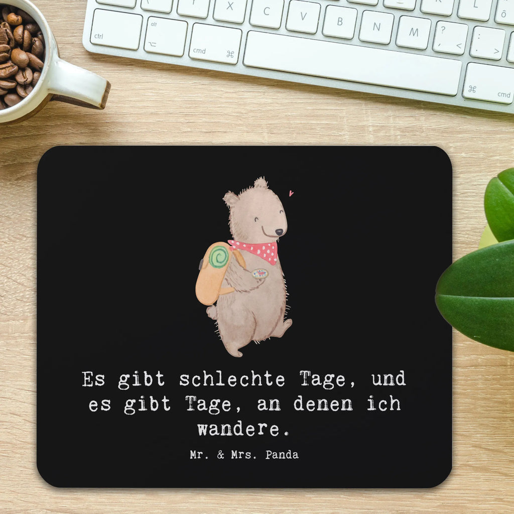 Mouse mat bear Hike fun, Student, Gift, PC, Study, Motif, Office, Mouse Pad, Mouse, Print, saying, mousepad, Work, Pad, sport, hobby, giving, thank you, award, profit, athlete, outdoor sports, Hiking, mountaineering, walking, discovering nature, winter tours, leisure sports