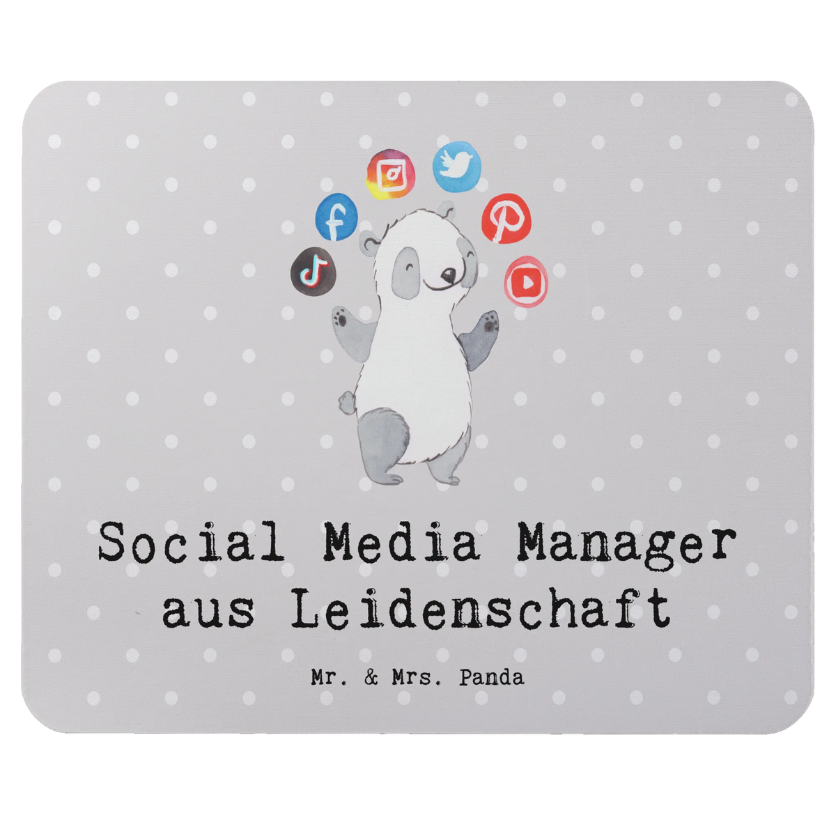 Mouse mat Social Media Manager Passion Work, Print, PC, Mouse Pad, Gift, mousepad, saying, Office, fun, Motif, Study, Mouse, Student, Pad, gift, gift idea, best, farewell gift, passing exam, anniversary, retirement, promotion, job start, sayings, funny, profession