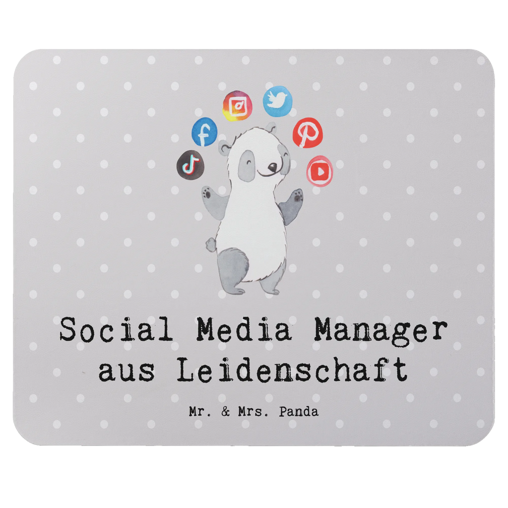 Mouse mat Social Media Manager Passion Work, Print, PC, Mouse Pad, Gift, mousepad, saying, Office, fun, Motif, Study, Mouse, Student, Pad, gift, gift idea, best, farewell gift, passing exam, anniversary, retirement, promotion, job start, sayings, funny, profession