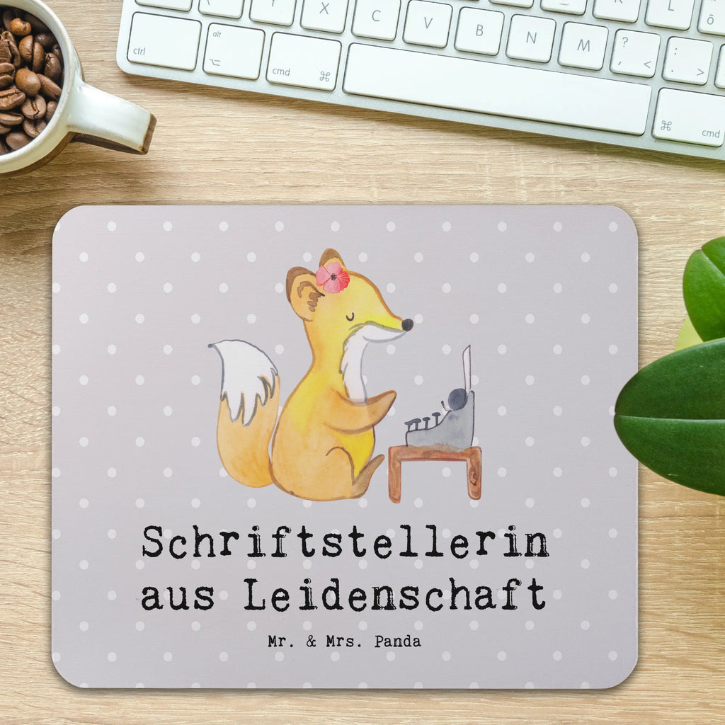 Mouse mat female writer Passion Pad, fun, Work, PC, Gift, Study, saying, Student, Motif, Office, Mouse Pad, mousepad, Print, Mouse, gift, gift idea, best, farewell gift, passing exam, anniversary, retirement, promotion, job start, sayings, funny, profession