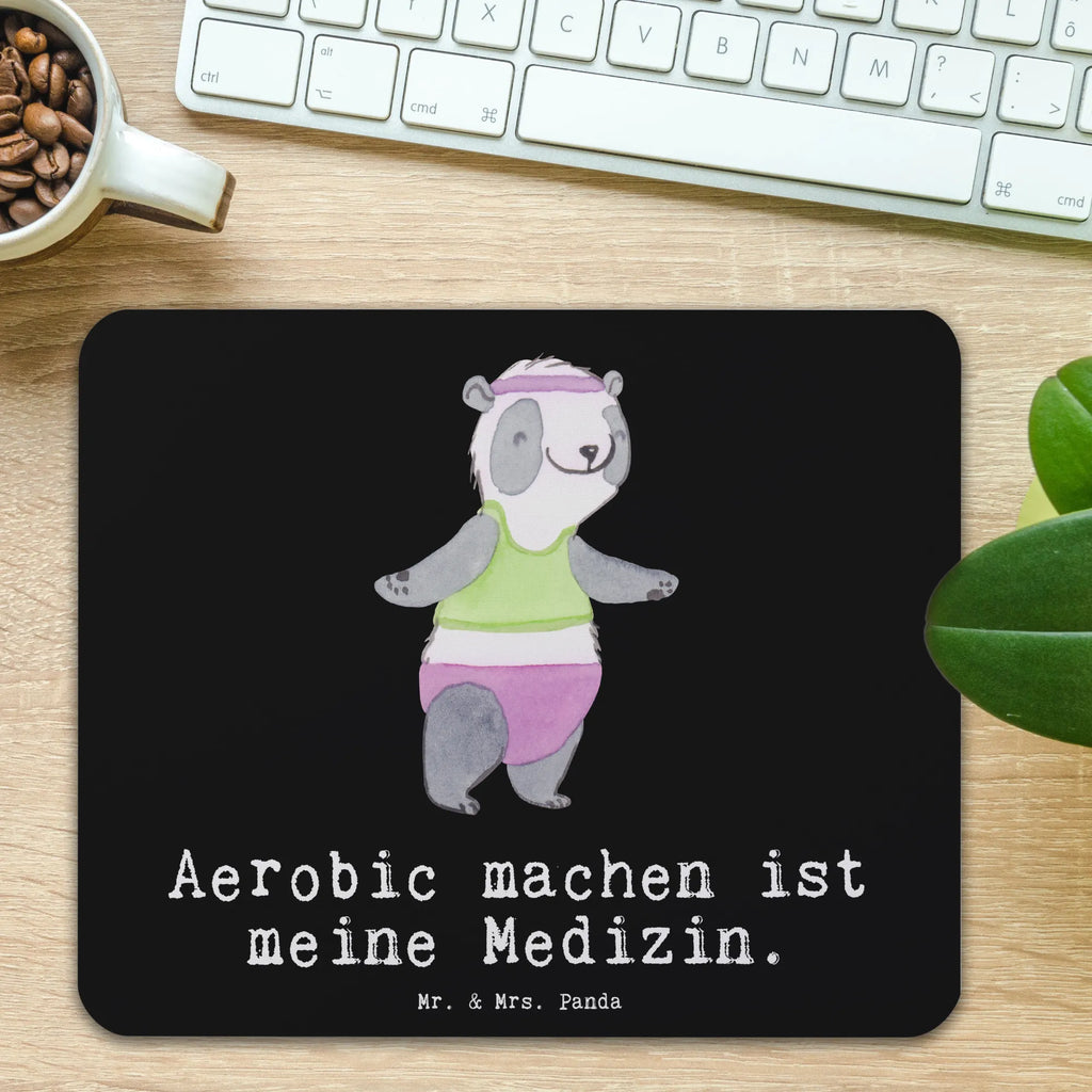 Mouse mat panda aerobics Büroausstattung, Mausunterlage, Einzigartiges Mauspad, PC Zubehör, Arbeitszimmer, Mauspad Büro, Computer zubehör, Mousepad, Mauspad, Designer Mauspad, Geschenk, Sport, Sportart, Hobby, Schenken, Danke, Dankeschön, Auszeichnung, Gewinn, Sportler, Aerobic, Aerobic Fitness, Fitnessstudio