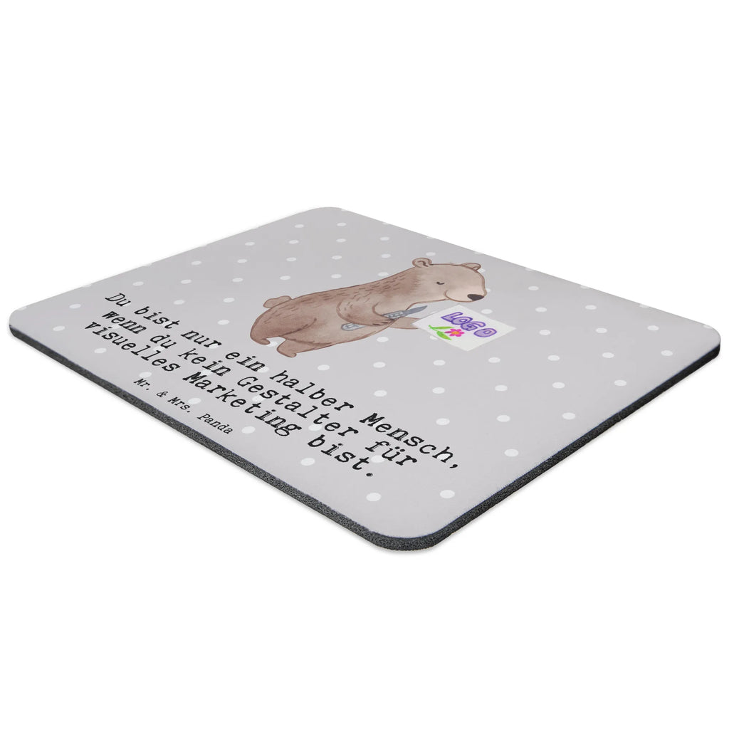 Mouse mat Visual Marketing Designer Heart fun, PC, mousepad, Print, saying, Office, Mouse Pad, Gift, Student, Work, Study, Pad, Motif, Mouse, gift, gift idea, best, farewell gift, passing exam, anniversary, retirement, promotion, job start, sayings, funny, profession