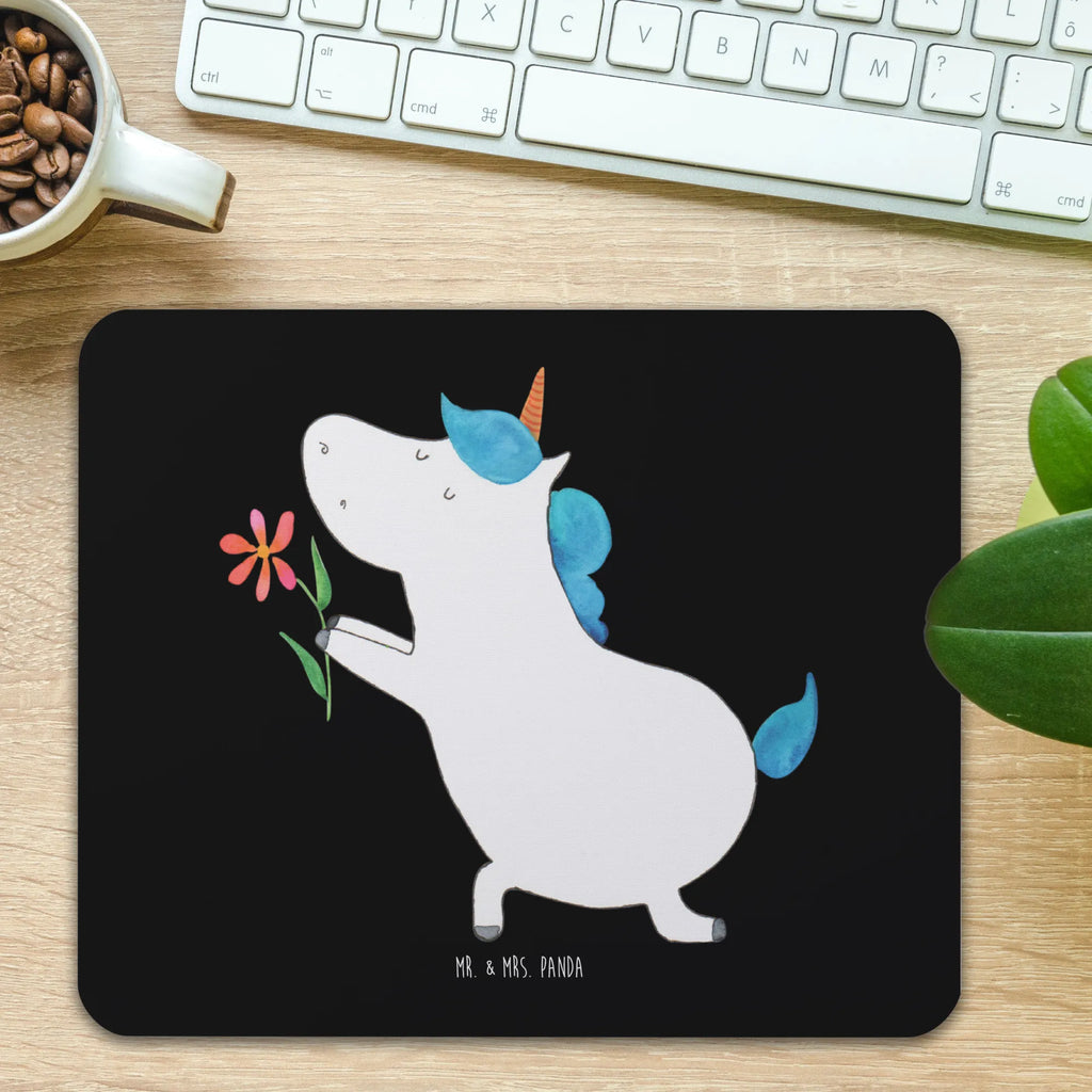 Mouse mat unicorn flower PC, Mouse Pad, Mouse, mousepad, Student, Gift, Motif, Pad, Study, fun, saying, Work, Print, Office, unicorn, unicorns, flower, engagement, partner, proof of love, couple, request, love, marriage application