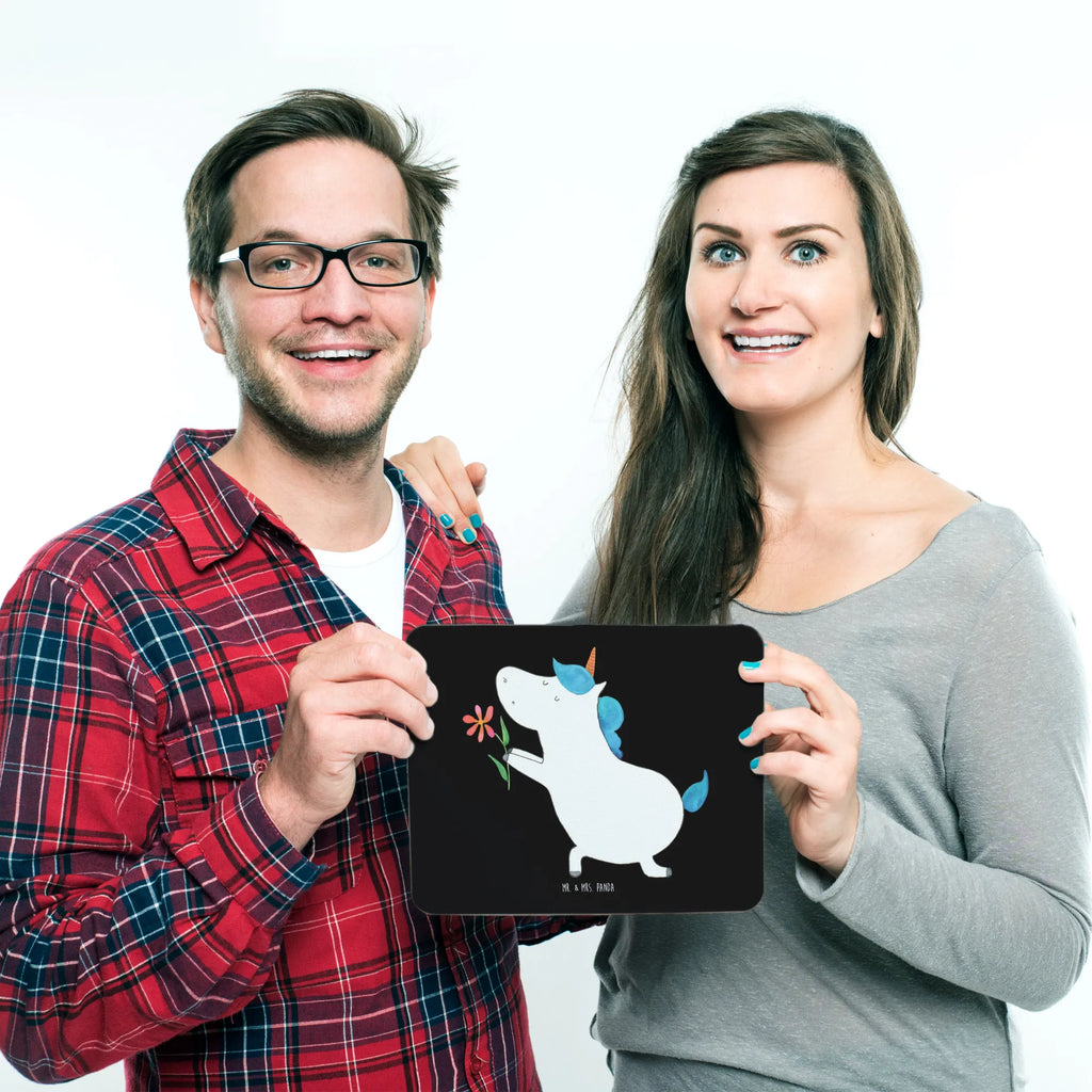 Mouse mat unicorn flower PC, Mouse Pad, Mouse, mousepad, Student, Gift, Motif, Pad, Study, fun, saying, Work, Print, Office, unicorn, unicorns, flower, engagement, partner, proof of love, couple, request, love, marriage application