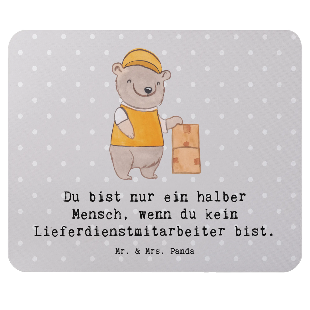 Mouse mat Delivery service employee Heart Mouse, Office, Mouse Pad, Gift, Print, Study, Student, fun, Pad, saying, PC, Work, mousepad, Motif, gift, gift idea, best, farewell gift, passing exam, anniversary, retirement, promotion, job start, sayings, funny, profession