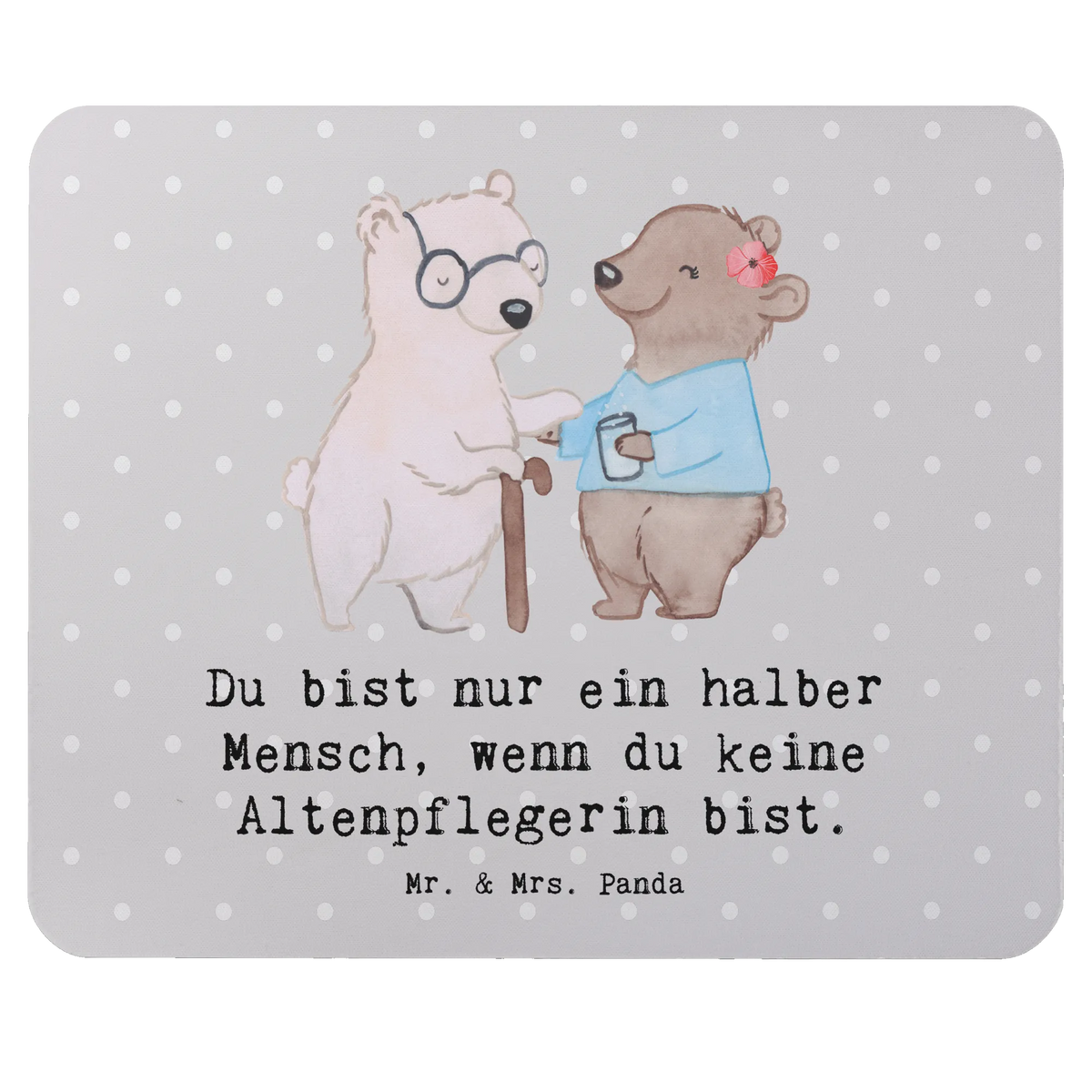 Mouse mat Geriatric nurse Heart gift, sayings, gift idea, best, farewell gift, passing exam, anniversary, retirement, promotion, job start, profession