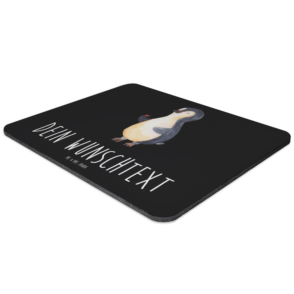 Personalised mouse mat Penguin ladybug Penguin, North Pole, Winter, Penguins, happiness, love, joy, ladybird, wonder, joy of life, penguins