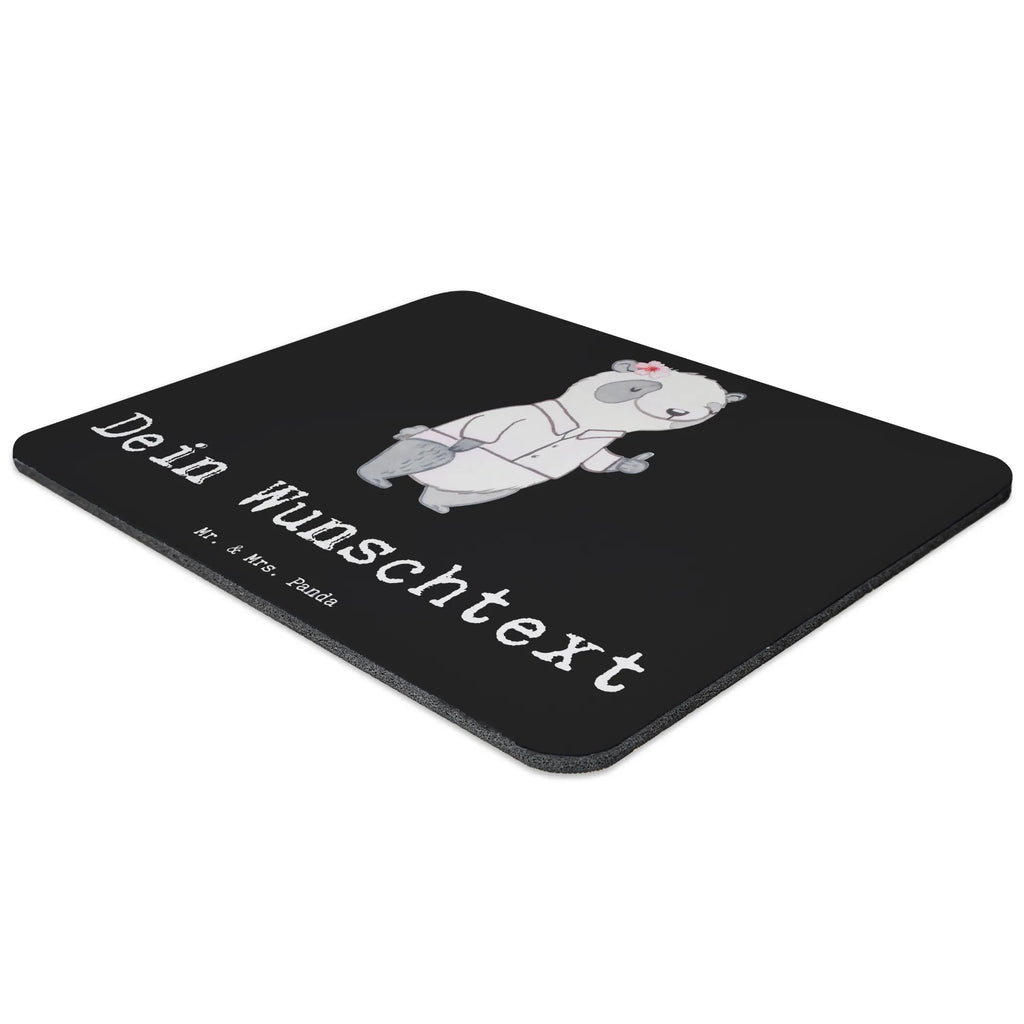 Personalised mouse mat panda Best Team Leader for, thank you, gift, giving, birthday, birthday present, gift idea, souvenir, make you happy, gift tip, group leader, colleague, farewell, Team leader, supervisor, retirement, farewell gift, boss, manager, seminar leader