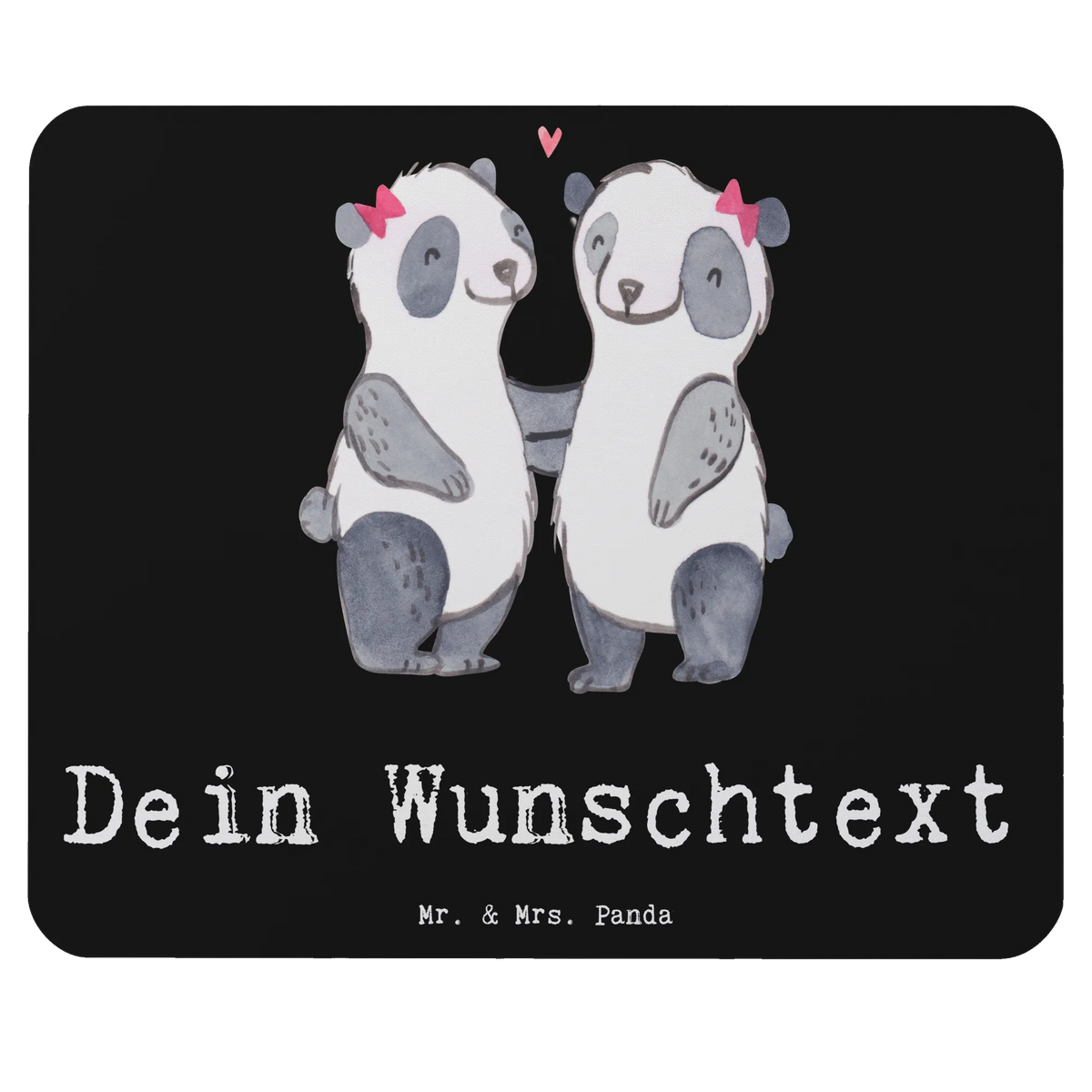 Personalised mouse mat panda Best half-aunt in the world for, thank you, gift, giving, birthday, birthday present, gift idea, souvenir, make you happy, gift tip, trifle, step, step siblings, Half aunt, aunt, step aunt, family, best aunt