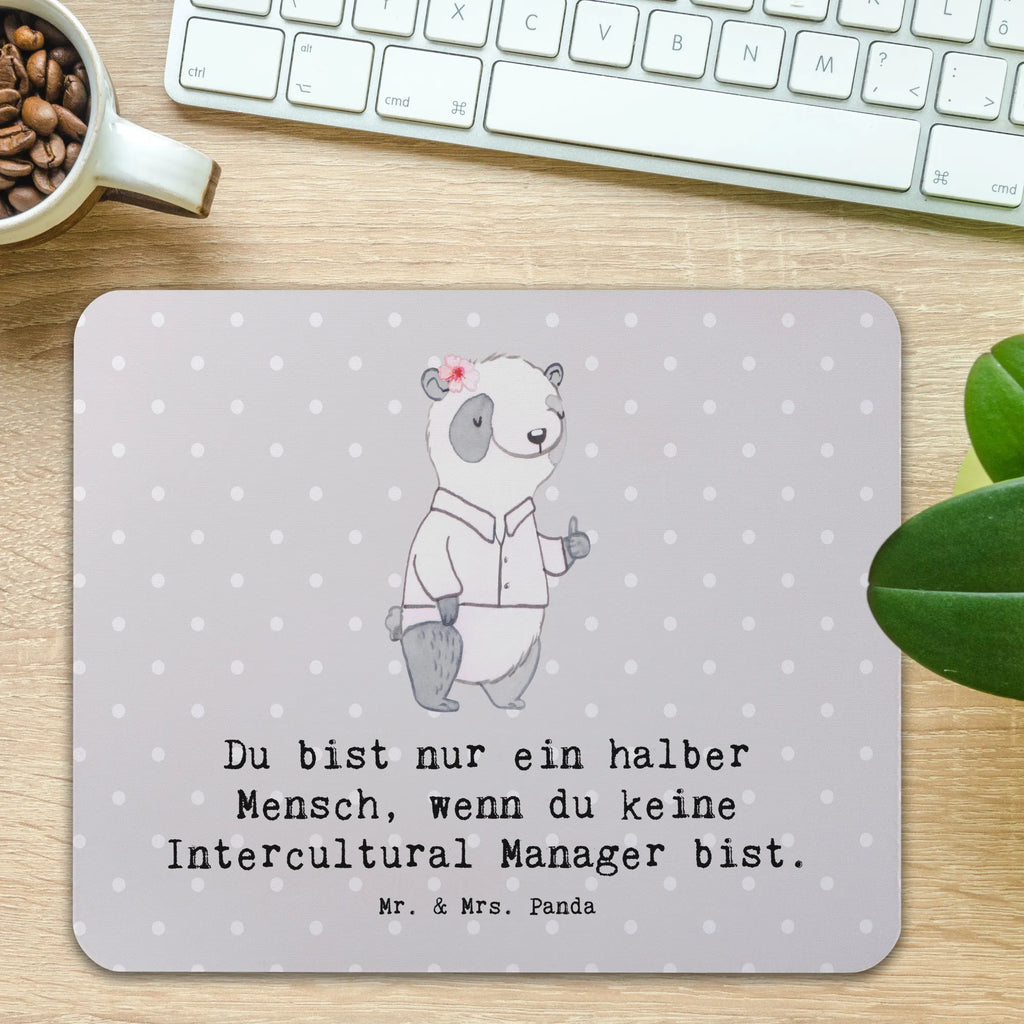 Mouse mat Intercultural Manager heart Mouse, Gift, saying, Pad, Work, fun, Print, Mouse Pad, mousepad, Study, PC, Student, Office, Motif, gift, gift idea, best, farewell gift, passing exam, anniversary, retirement, promotion, job start, sayings, funny, profession