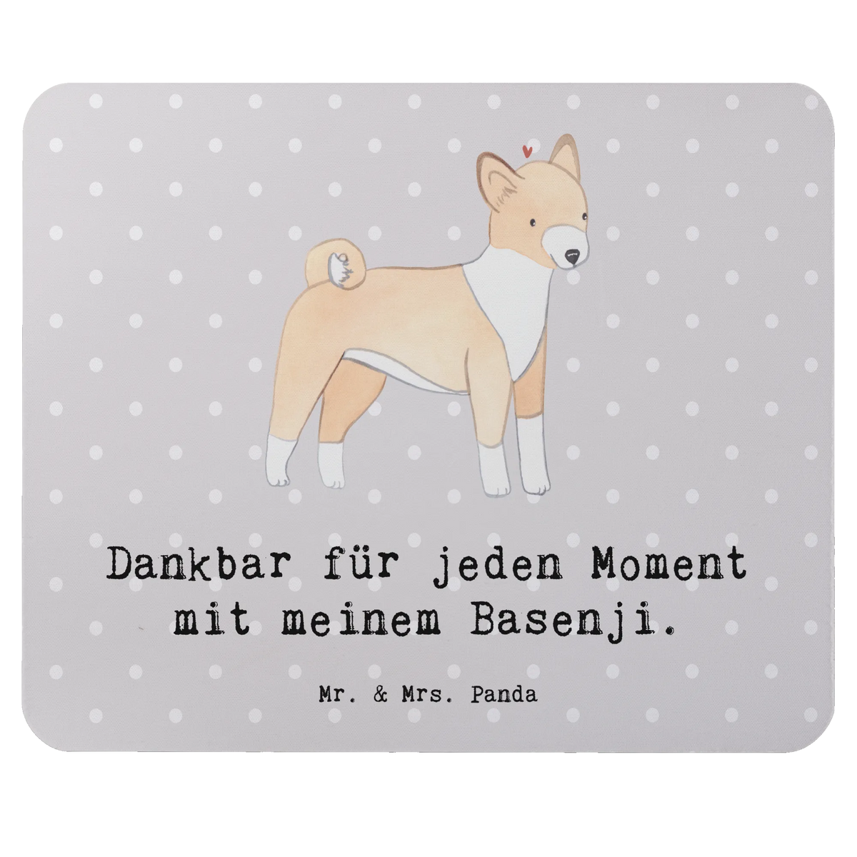 Mouse mat Basenji moment gift, animal lover, giving, dog breed, purebred dog, dog owner, puppy