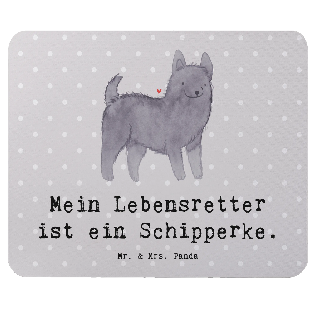 Mouse mat Schipperke Lifesaver gift, animal lover, giving, puppy, dog owner, purebred dog, dog breed