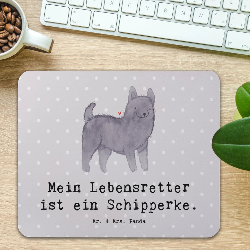 Mouse mat Schipperke Lifesaver Motif, Work, Study, fun, Gift, Pad, saying, Mouse, Mouse Pad, Print, Office, PC, mousepad, Student, Dog, dog breed, purebred dog, dog owner, gift, animal lover, giving, puppy