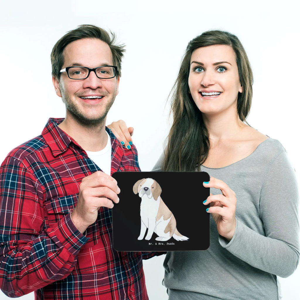 Podkładka pod mysz Bernardyn Ratownik Pies, rasa psa, pies rasowy, właściciel psa, prezent, miłośnik zwierząt, dawanie, szczeniak