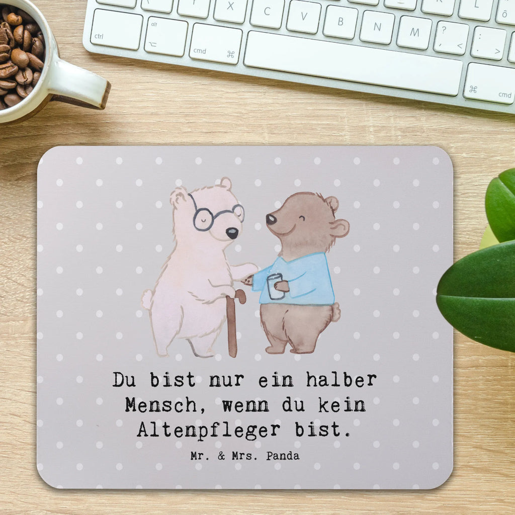 Mouse mat Elderly Caregiver heart Work, saying, Office, PC, Mouse, Pad, Print, mousepad, Student, Mouse Pad, Motif, Study, Gift, fun, gift, gift idea, best, farewell gift, passing exam, anniversary, retirement, promotion, job start, sayings, funny, profession
