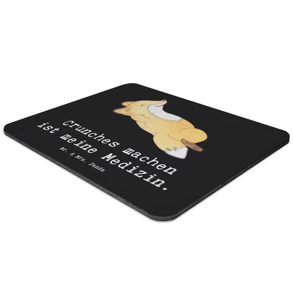 Mouse mat Fox crunches fun, Pad, Student, Mouse Pad, Motif, mousepad, saying, Gift, Mouse, PC, Print, Work, Study, Office, sport, hobby, giving, thank you, award, profit, athlete, Crunches, gym, fitness, crunches
