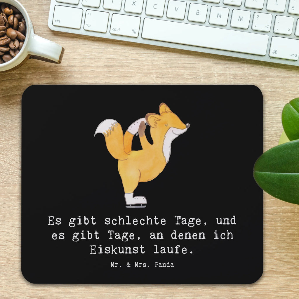 Mauspad Fuchs Eiskunstläufer Mauspad Büro, Mausunterlage, Mauspad, Arbeitszimmer, Einzigartiges Mauspad, PC Zubehör, Büroausstattung, Mousepad, Designer Mauspad, Computer zubehör, Geschenk, Sport, Sportart, Hobby, Schenken, Danke, Dankeschön, Auszeichnung, Gewinn, Sportler, Eiskunst, Eiskunstläuferin, Eiskunstläufer