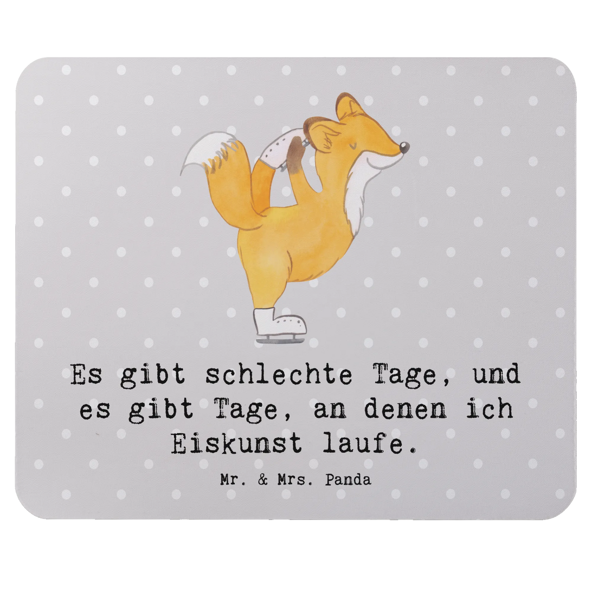 Mouse mat Fox figure skater