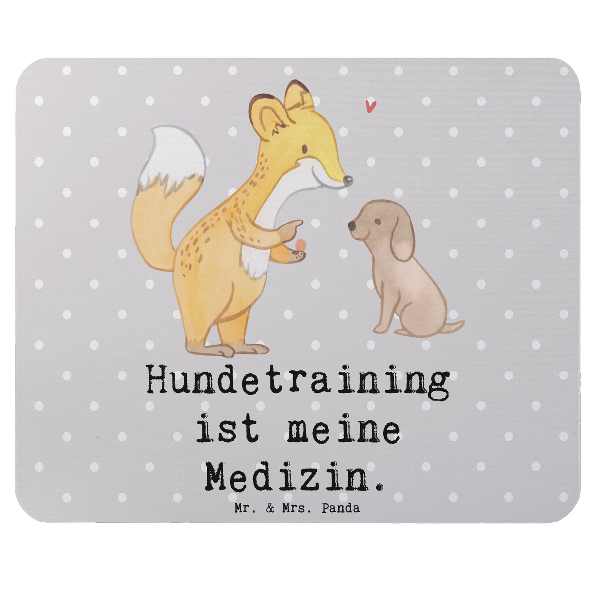 Mouse mat Fox dog training