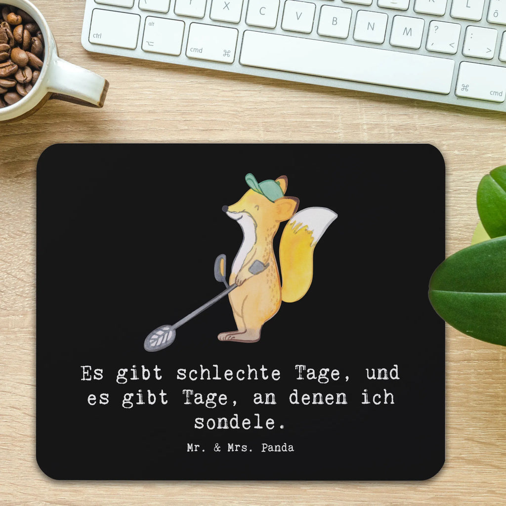 Mouse mat Fox metal detector Mouse Pad, Motif, saying, Study, Pad, fun, mousepad, Mouse, Office, Print, Gift, PC, Student, Work, sport, hobby, giving, thank you, award, profit, athlete, treasure hunt, Metal detector, look for coins, probe, probe walker