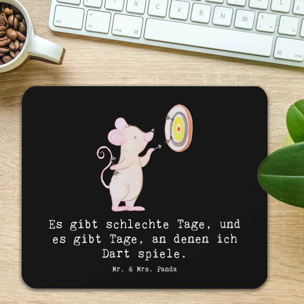 Mouse mat Mouse play darts Motif, Gift, Pad, Mouse, Student, Work, Print, fun, saying, Mouse Pad, mousepad, Study, PC, Office, sport, hobby, giving, thank you, award, profit, athlete, darts, Play darts, darts tournament